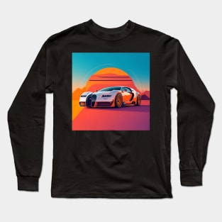 Super car sticker Long Sleeve T-Shirt